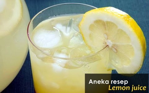 resep aneka jus lemon