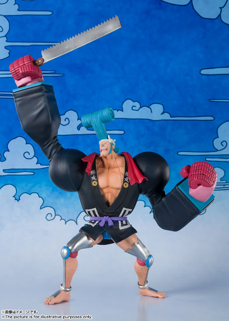 Figuarts ZERO Franky (Franosuke) de One Piece - Tamashii Nations