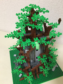 LEGO オリジナル　ウルフ盗賊団の廃墟