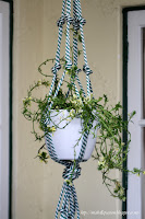 DIY  Rope Hanging basket