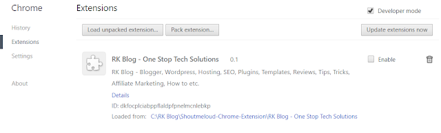 Test Your Chrome Extension App