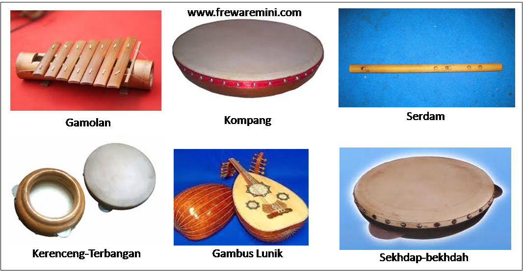 fungsi alat musik harmonis dan contohnya