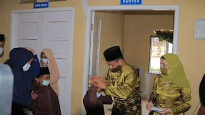 HUT Rohul Ke XX1, PJS Bupati Drs H Masrul Kasmy Minta Doa Anak Panti