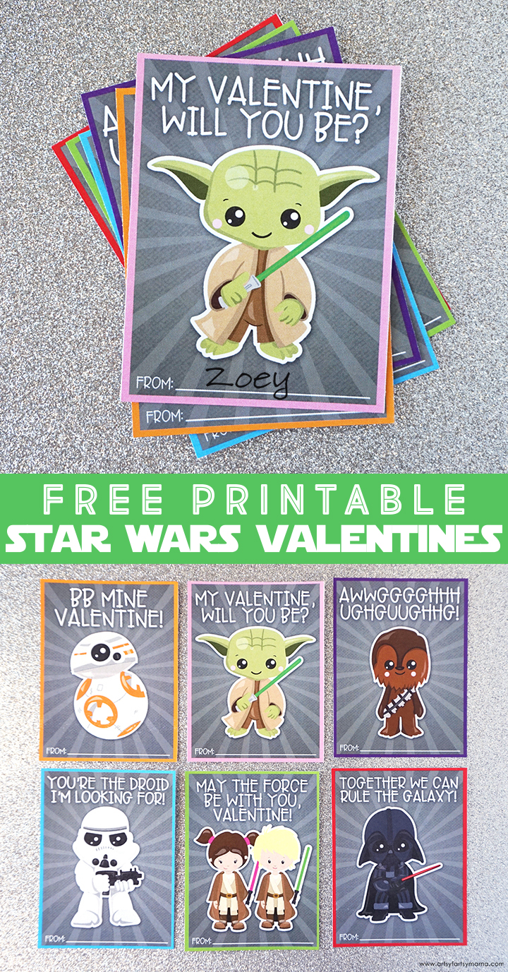 Free Printable Star Wars Valentines