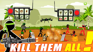 Download Game Stickman Army Team Battle V2 MOD Apk Terbaru