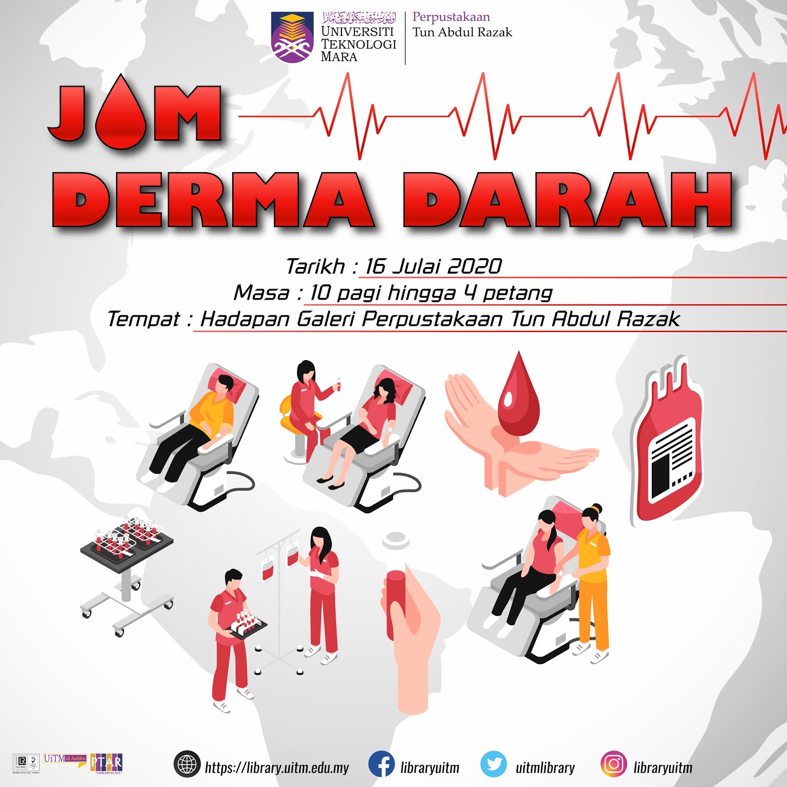 Pameran Covid 19 Frontliners Uitm Di Galeri Perpustakaan Tun Abdul Razak Uitm Library