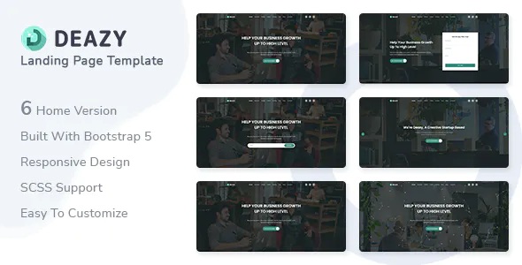 Bootstrap Landing Page Template