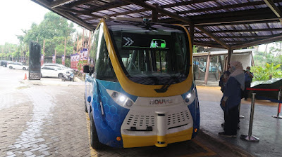 Autonomous Vehicle Bus Otomatis Pertama di Indonesia