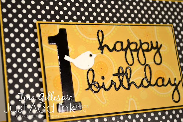 scissorspapercard, Stampin' Up!, Just Add Ink, Well Written, Itty Bitty Birthdays, Large Numbers Framelits