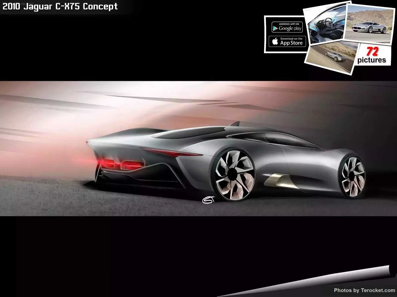 Hình ảnh xe ô tô Jaguar C-X75 Concept 2010 & nội ngoại thất