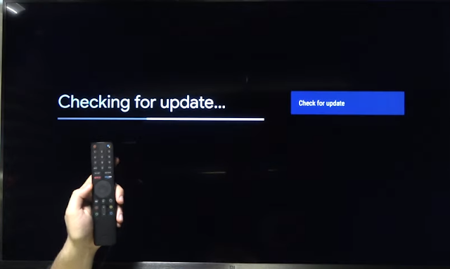 XIAOMI Mi Android LED TV P1 Checking for updates