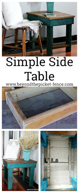 Make a Simple Side Table from Reclaimed Wood