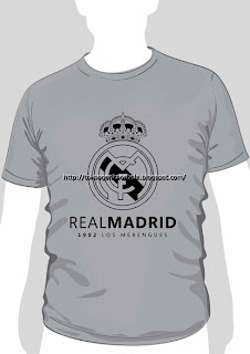 kaos bola Los Merengues Real Madrid