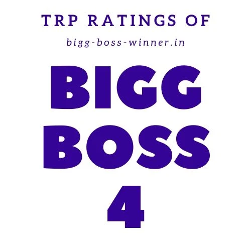 Bigg Boss 4 TRP Ratings