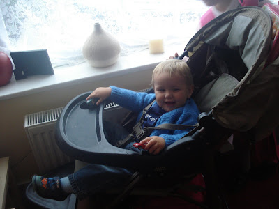 Baby Boy on Top Enders First Day of School in his Pram 2009