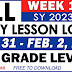 DAILY LESSON LOGS (WEEK 1: Q3) JAN. 31 - FEB. 2, 2024