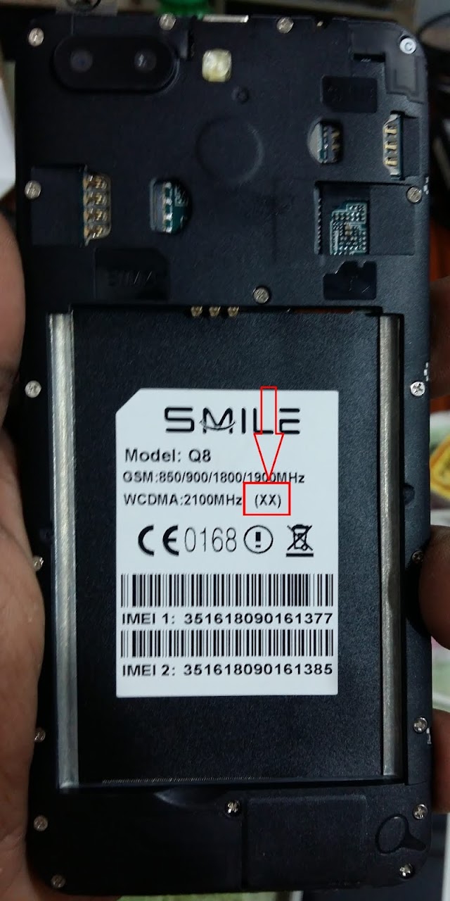 Smile Q8 Flash File (XX) 2nd MT6580 7.1 Firmware (Stock ROM)