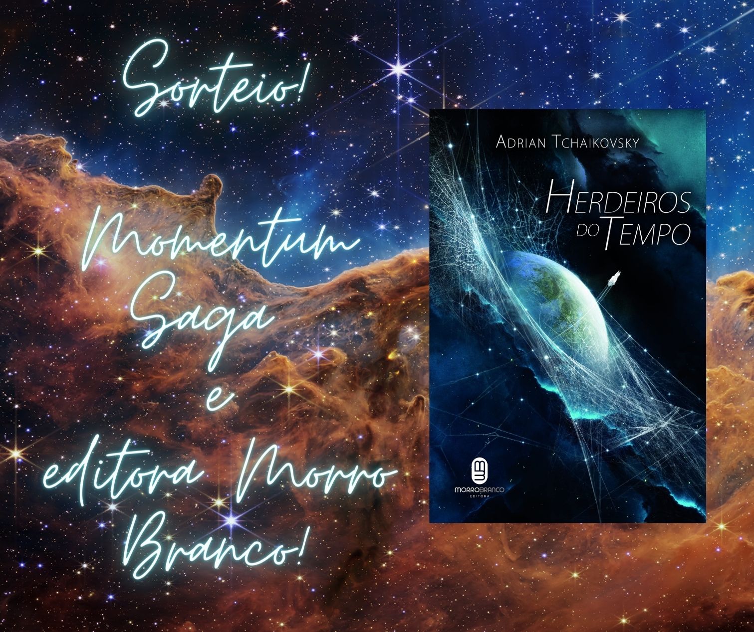 SORTEIO Momentum Saga e Editora Morro Branco!