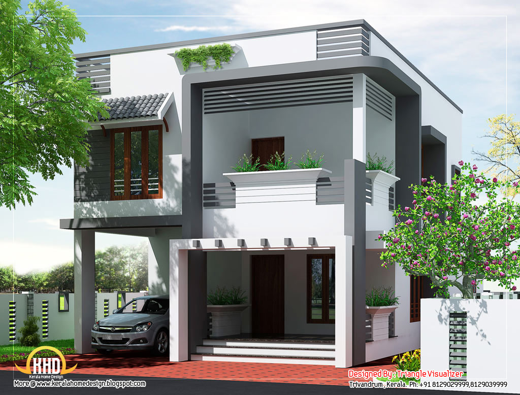 Budget home design plan  2011 Sq. Ft.  Kerala home design and floor 