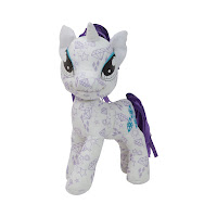 MLP Rarity Funrise 10 Inch Design 'n' Draw Plush