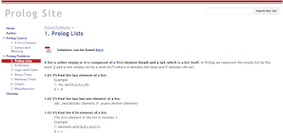 99 Prolog Problems screenshot