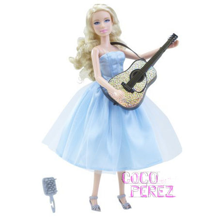 taylor swift our song dresses. this T-Swift doll can sing Our