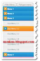 Menu dọc xổ xuống dạng thư mục từ Jquery style 2