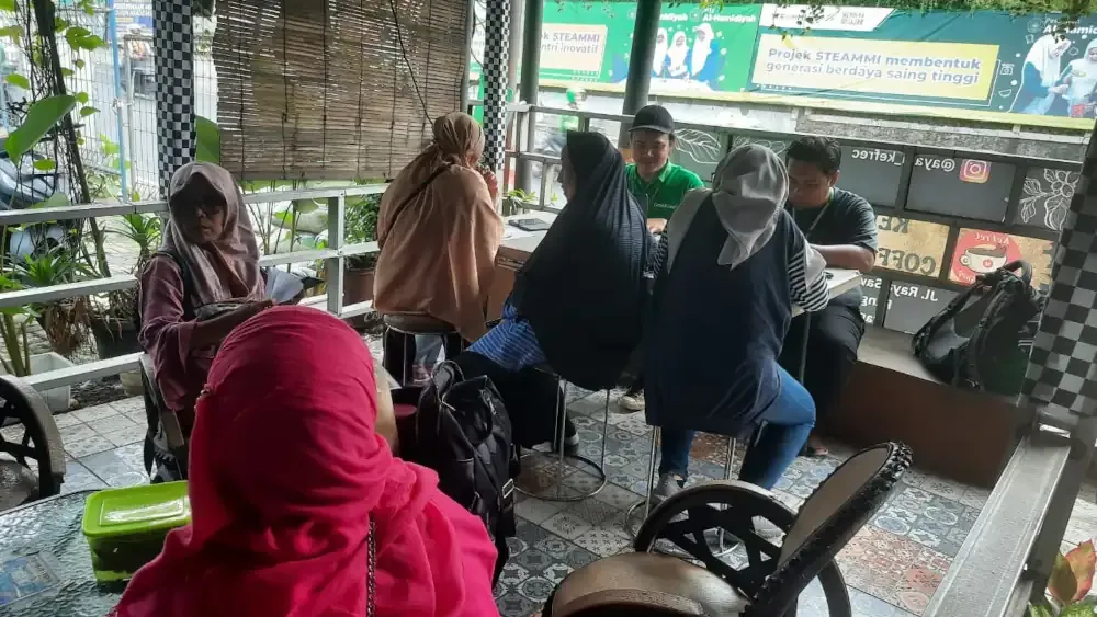 Saat berlangsungnya acara Grab Acquisition Day bagi pelaku UMKM Depok MAPAN - www.umkmmapan.org