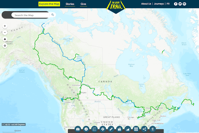 Stien begyndte som en ide og som Trans Canada Trail. Nu er den der og omdøbt til The Great Trail