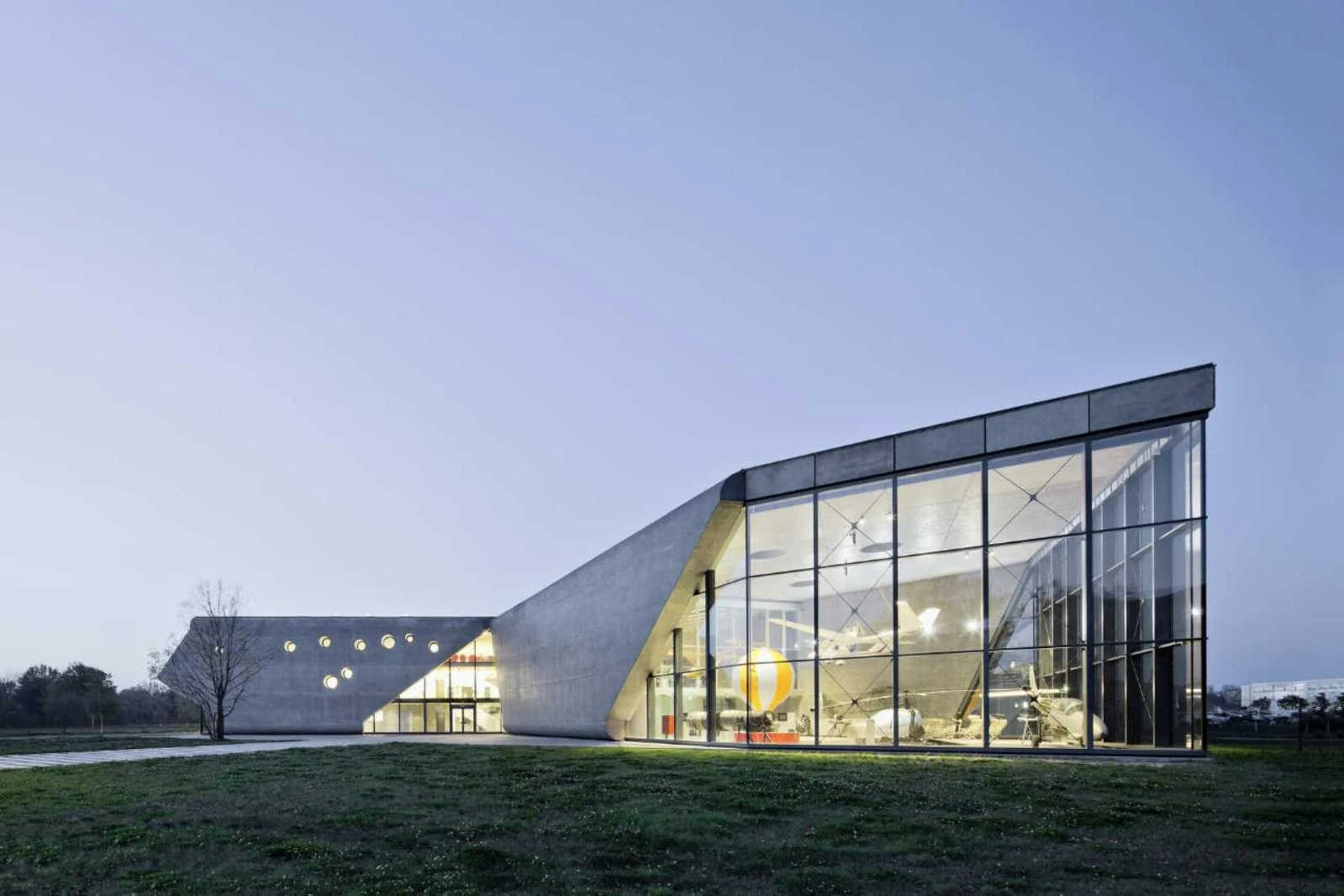 Poland: MUSEUM of AVIATION AND AVIATION EXHIBITION PARK by PYSALL ARCHITEKTEN