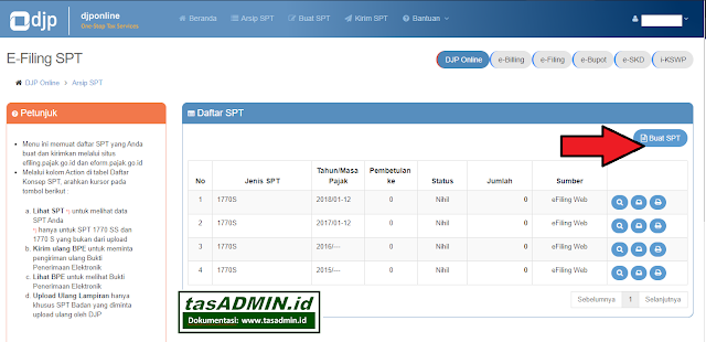 buat spt pajak