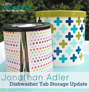 Jonathan Adler Dishwasher Tab Storage Update