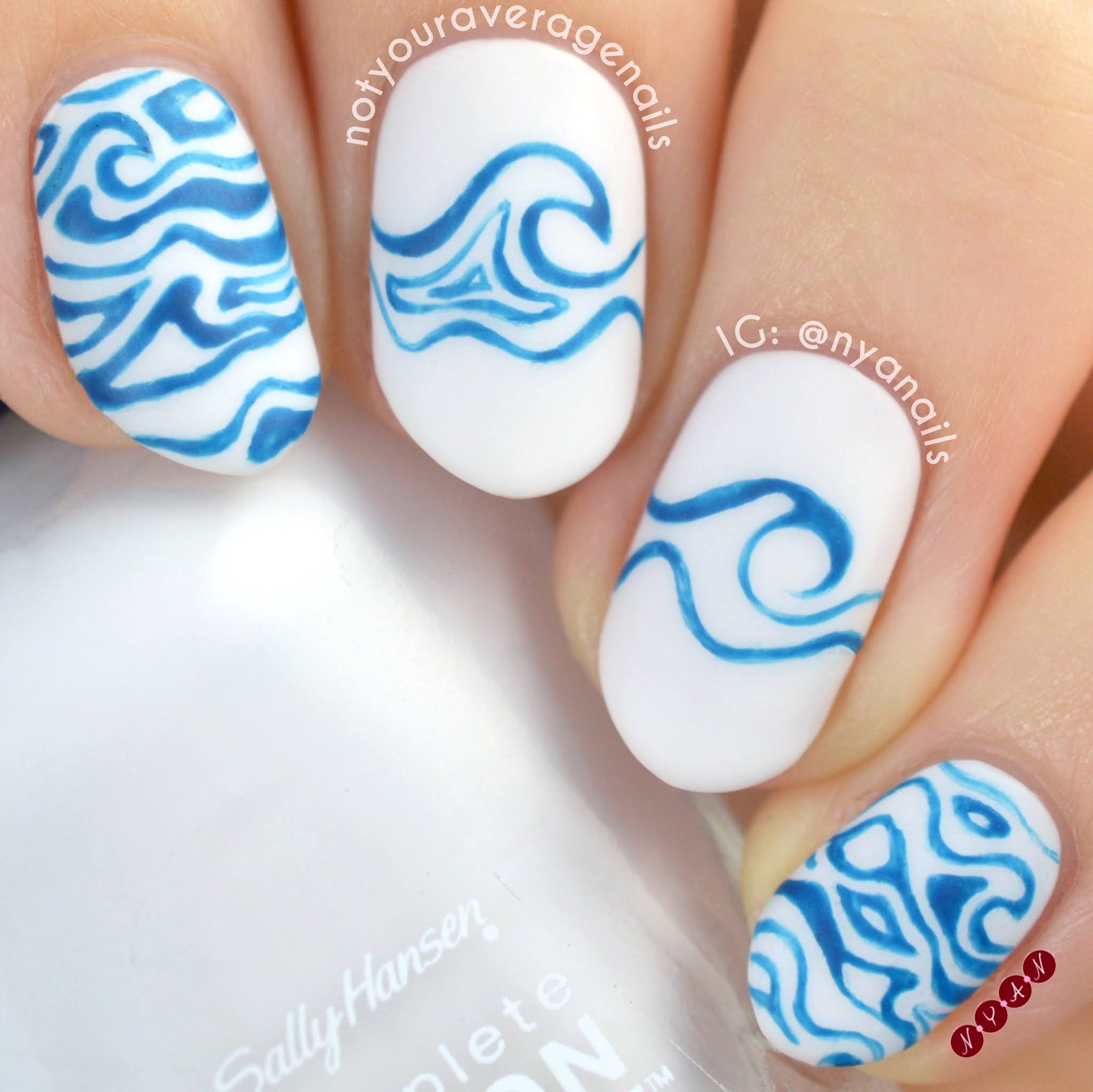 Wave Your Palms Nail Stamping Plate Design 2019 | Maniology