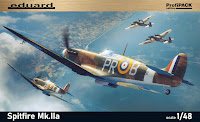 Eduard 1/48 Spitfire Mk. IIa (82153) Colour Guide & Paint Conversion Chart