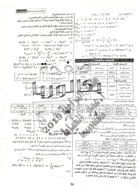 الجلسة الامتحانية لمادة الكيمياء سوريا 2019 للمدرس عمار خياط