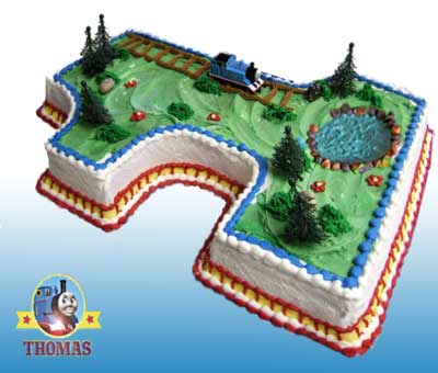 Childrens Birthday Cakes on Childrens Thomas The Tank Engine Birthday Cake Recipe And Party Cake