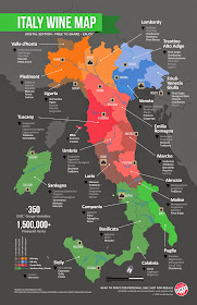 Map of Italy including Piedmont