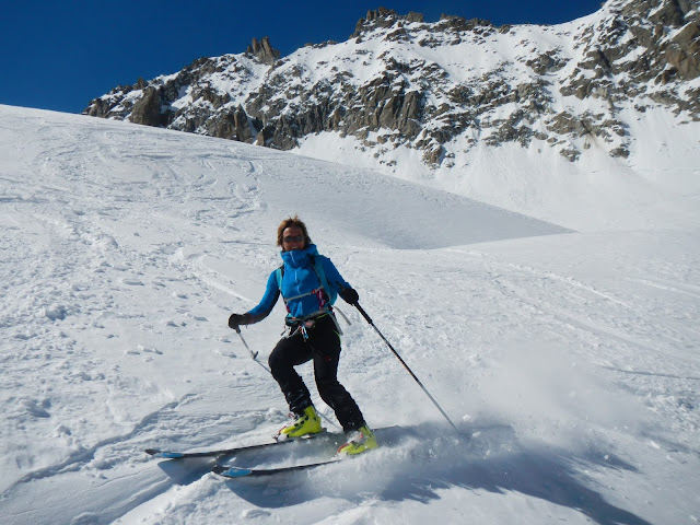 Ski de randonnée Brèche Puiseux Manu RUIZ