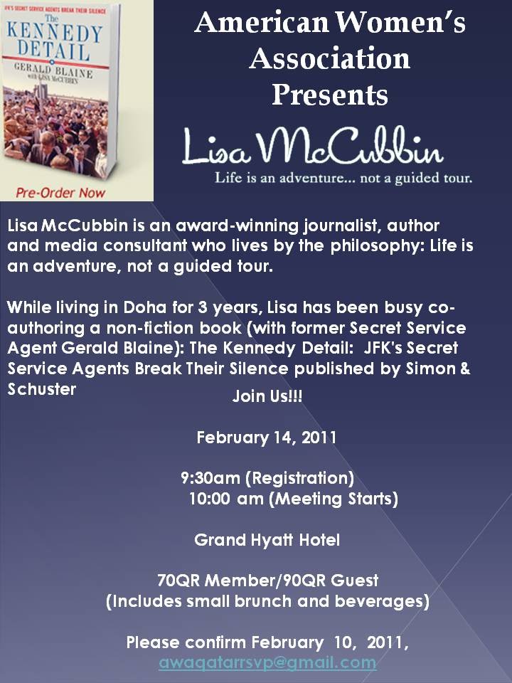 The Kennedy Detail author Lisa McCubbin will be a featured speaker at the 
