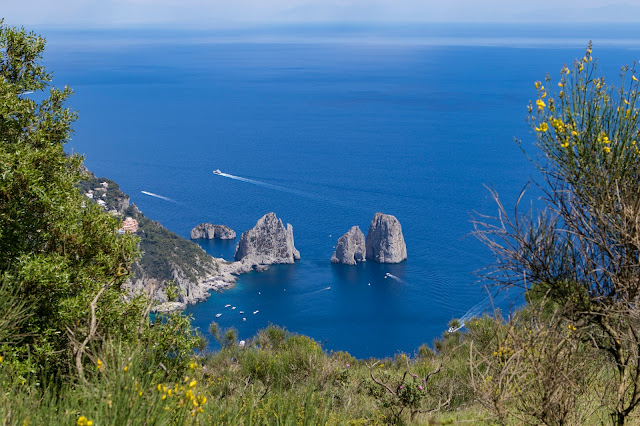 Panorama dal Monte Solaro-Anacapri-Capri