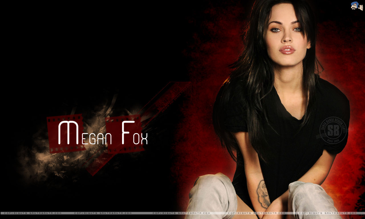  Megan Fox Wallpapapers Black Background HD 