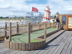 Mini Golf course on Clacton Pier