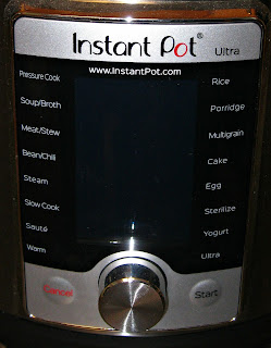 Instant Pot Control Panel - Minestrone Soup Recipe