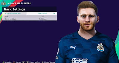 PES 2021 Faces Mark Gillespie by Rachmad ABs