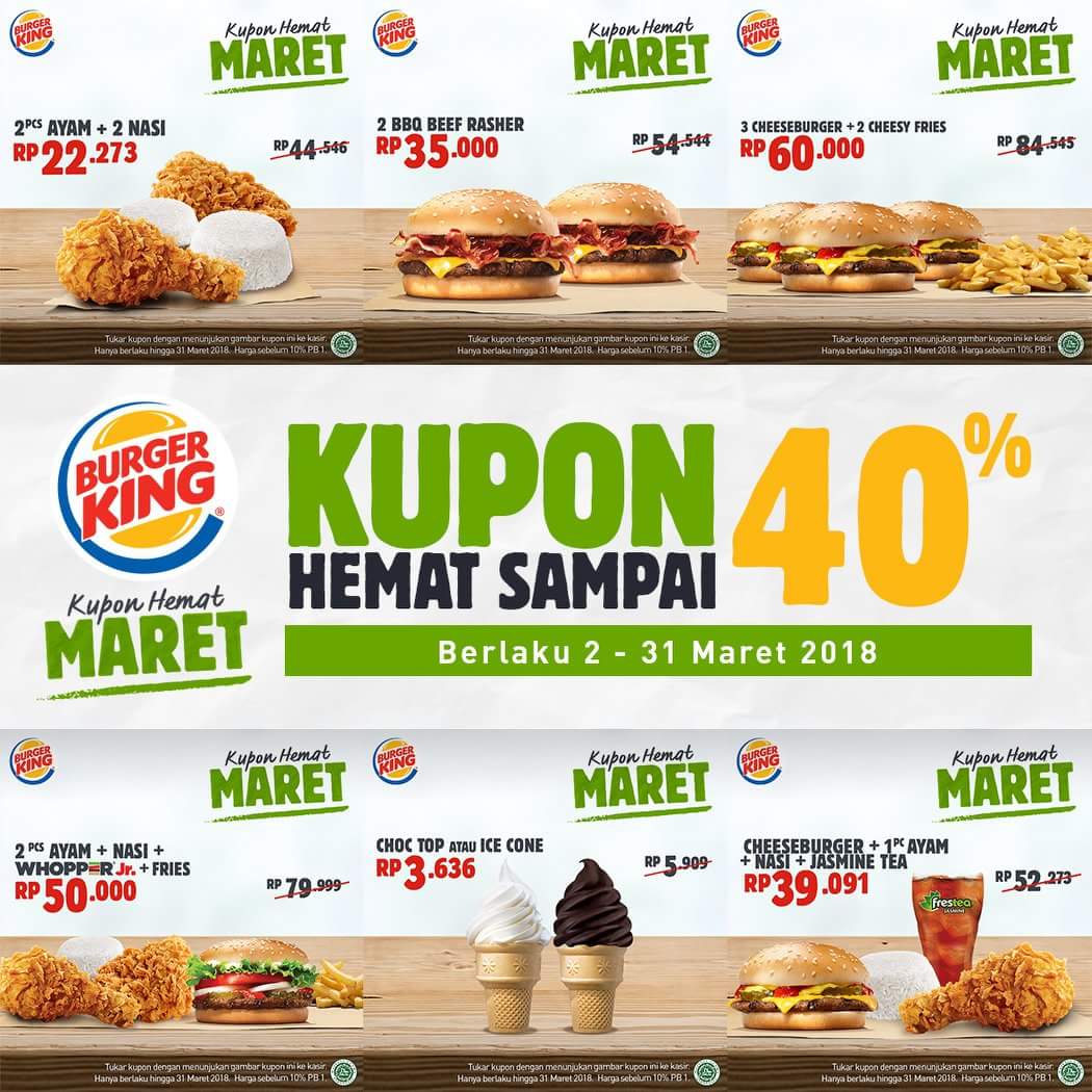 Promo BURGER KING Terbaru