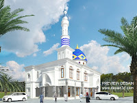 Jasa Gambar Masjid Modern