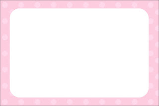 Pink with Pink Polka Dots: Free Printable Invitations, Labels or Cards.