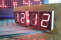 Diy- Pcb Simple 4 Digit Clock Seven Segmen Arduino