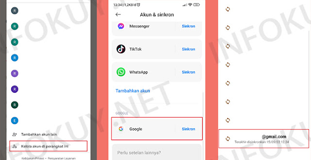 cara menghapus akun gmail di android #2