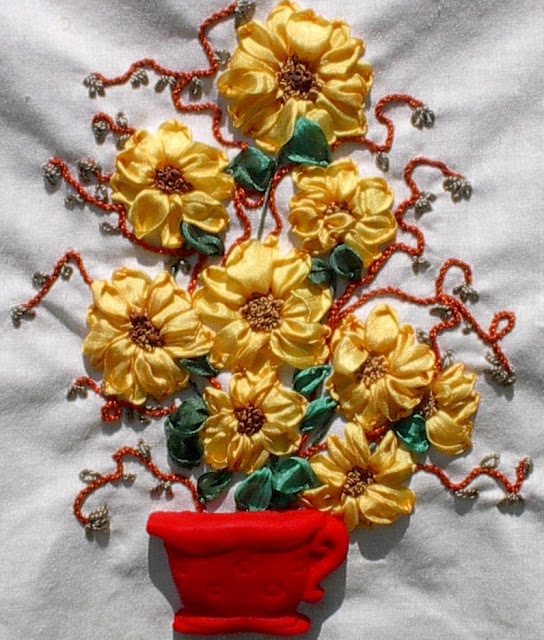 Ribbon embroidery